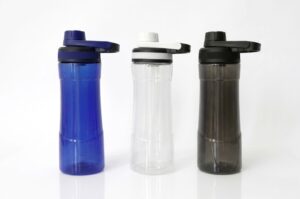 Botella plástica con agarradera